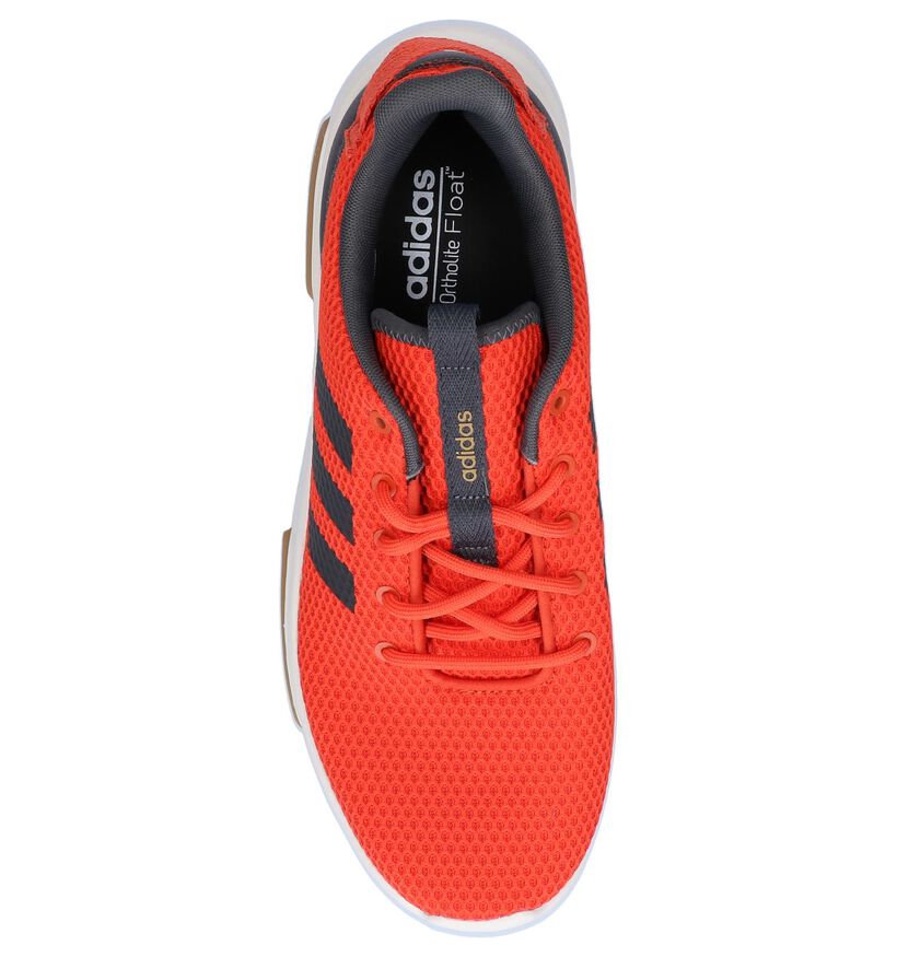Oranje Sneakers adidas CF Racer in stof (237237)