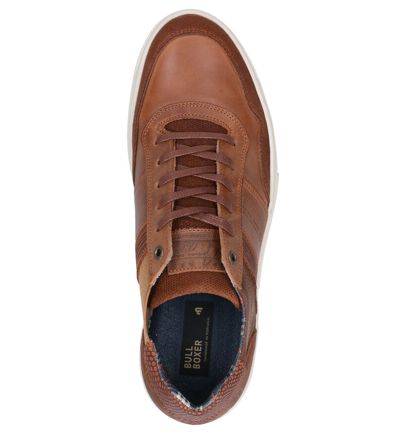 Bullboxer Chaussures à lacets en Cognac en cuir (272194)