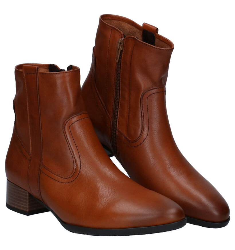 Gabor comfort Cognac Enkellaarzen in leer (282417)