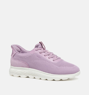 Geox Spherica Plus Sneakers Wit/Taupe/Paars/Blauw/Roze/Rood/Groen