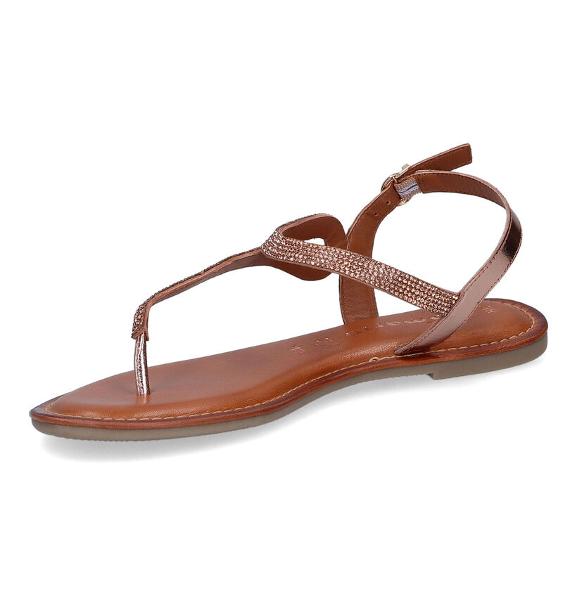 Tamaris Touch it Sandales en Bronze en cuir (307582)