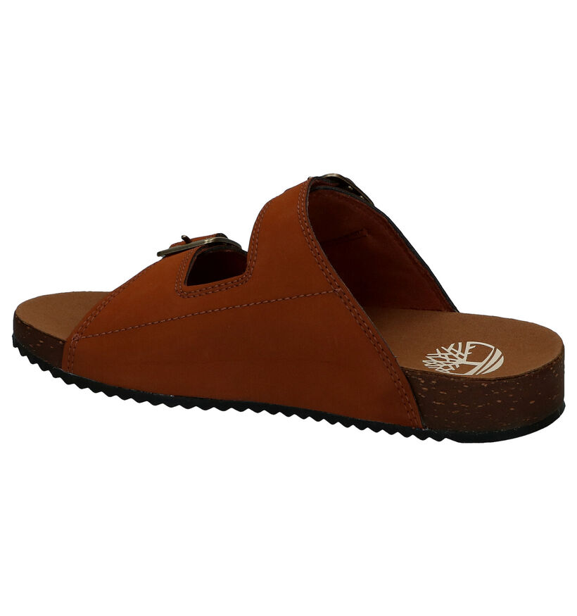 Timberland Castle Island Cognac Slippers in stof (286045)