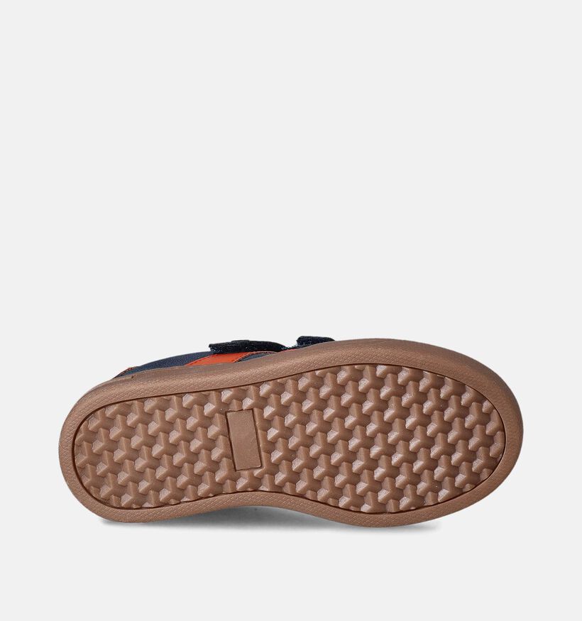 Milo & Mila Blauwe Velcroschoenen voor jongens (354427) - geschikt voor steunzolen