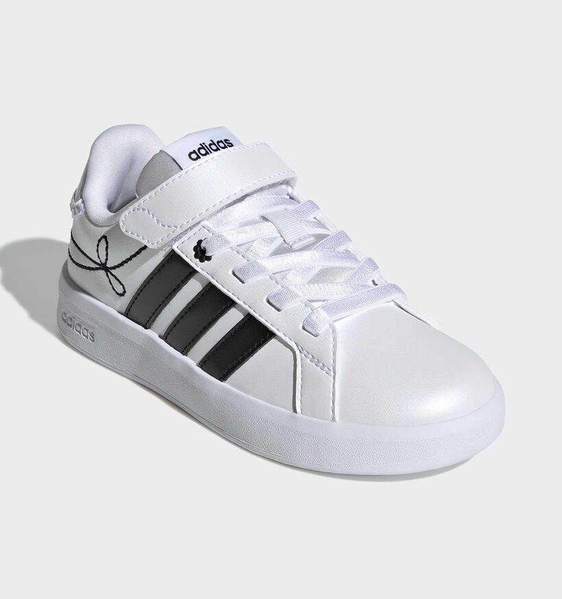 adidas Grand Court 3.0 Witte Sneakers voor meisjes (375398)