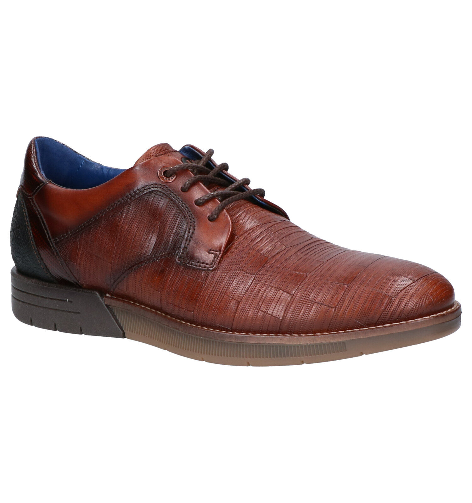 Braend Cognac Geklede Veterschoenen Heren Geklede schoenen Online op TORFS.BE