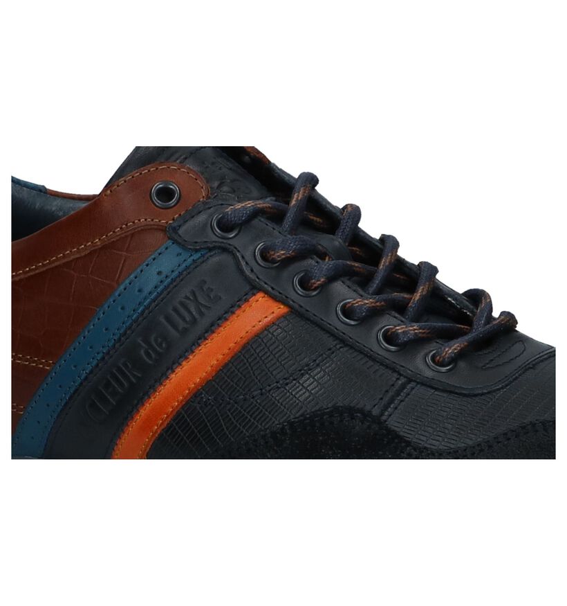 Cycleur de Lux Crash Chaussures à Lacets en Cognac en cuir (272397)