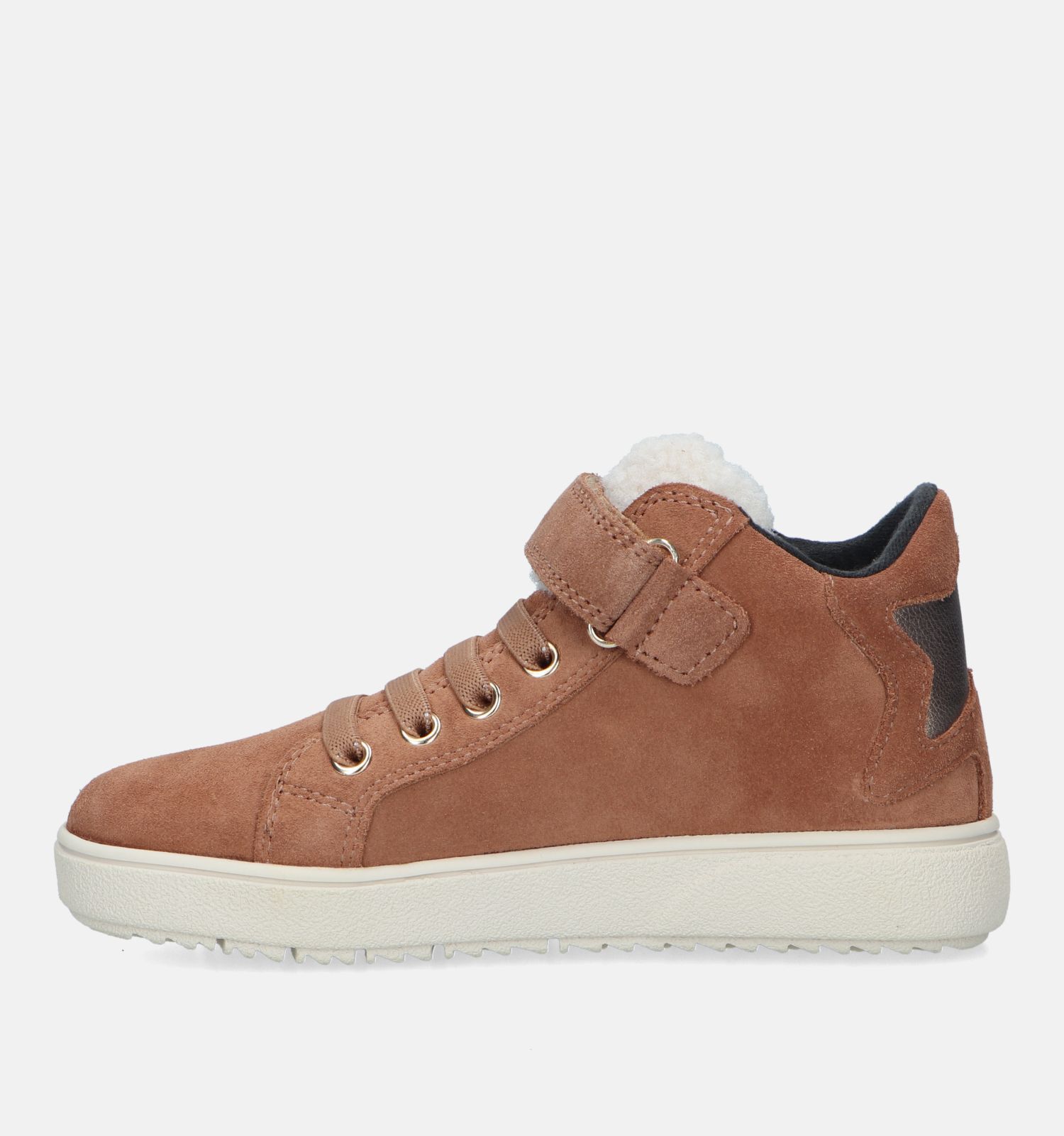 Geox Theleven Cognac Waterdichte Schoenen Meisjes Sneakers Online op TORFS.BE