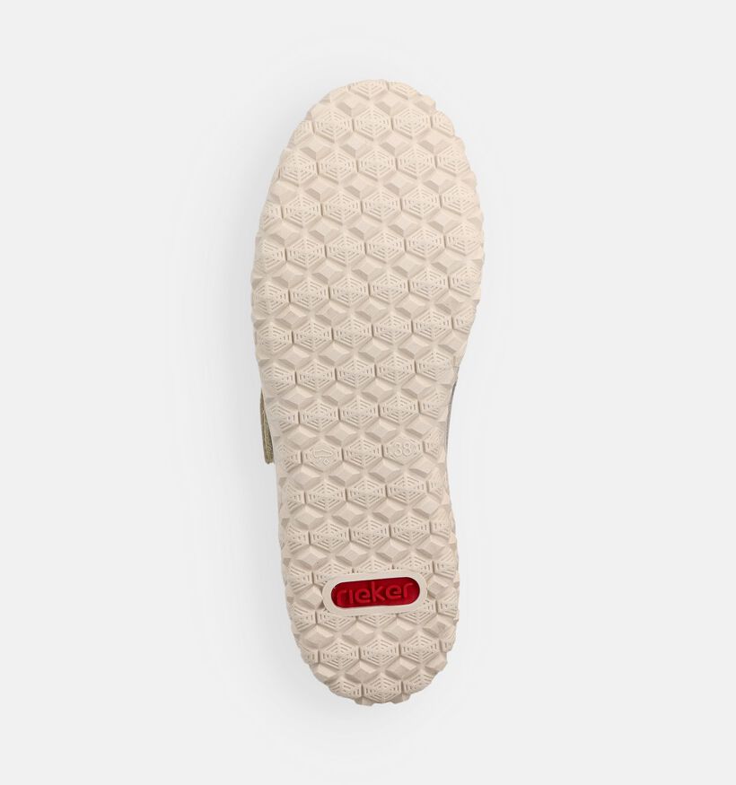 Rieker Goudkleurige Velcroschoenen voor dames (370441) - geschikt voor steunzolen