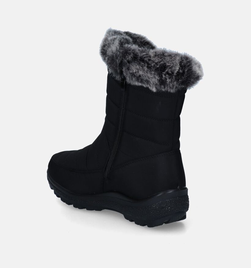 Soft Comfort Bottines fourrées en Noir pour femmes (343979)