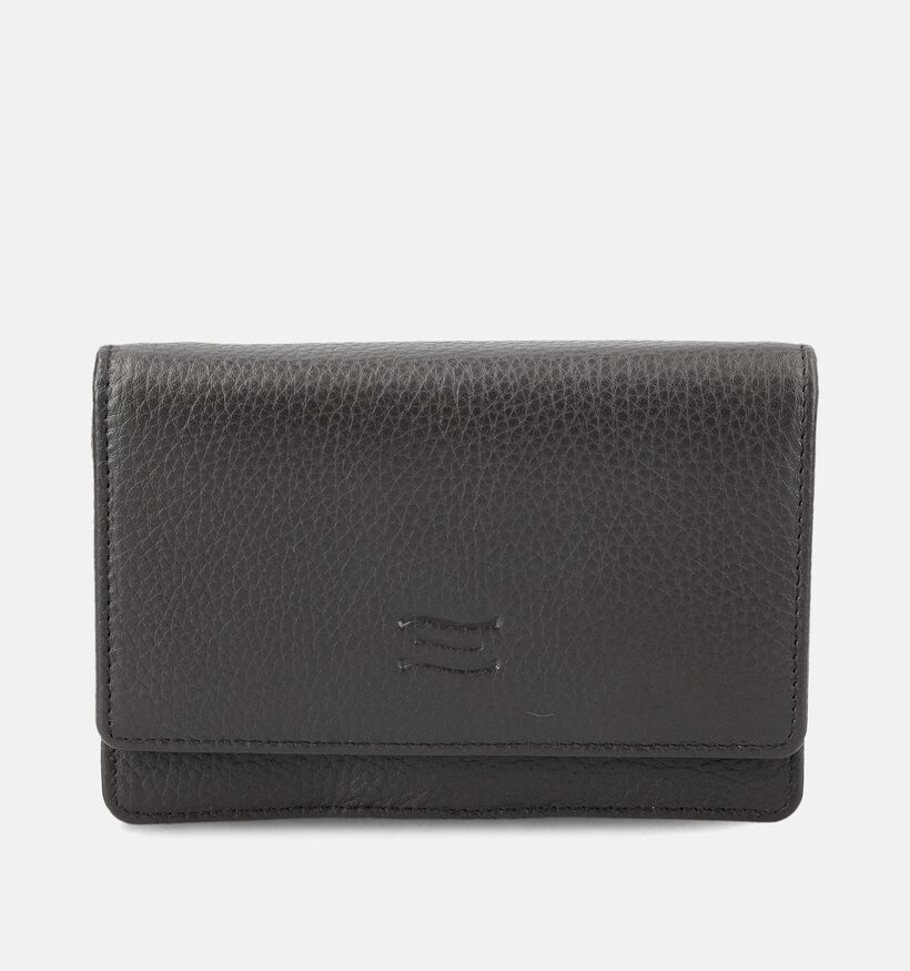 Crinkles Bruine Portemonnee met Rits voor dames (381770)