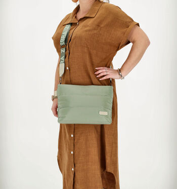ZEBRA Crossbody tassen Beige/Taupe/Groen