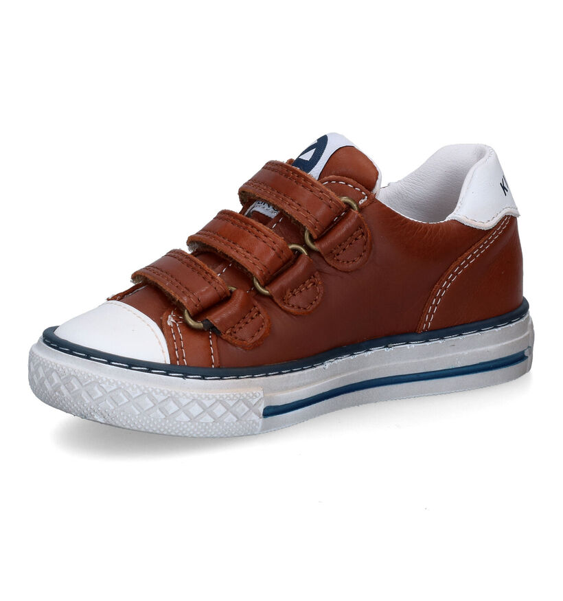 Kipling Devon Cognac Velcroschoenen in leer (308272)