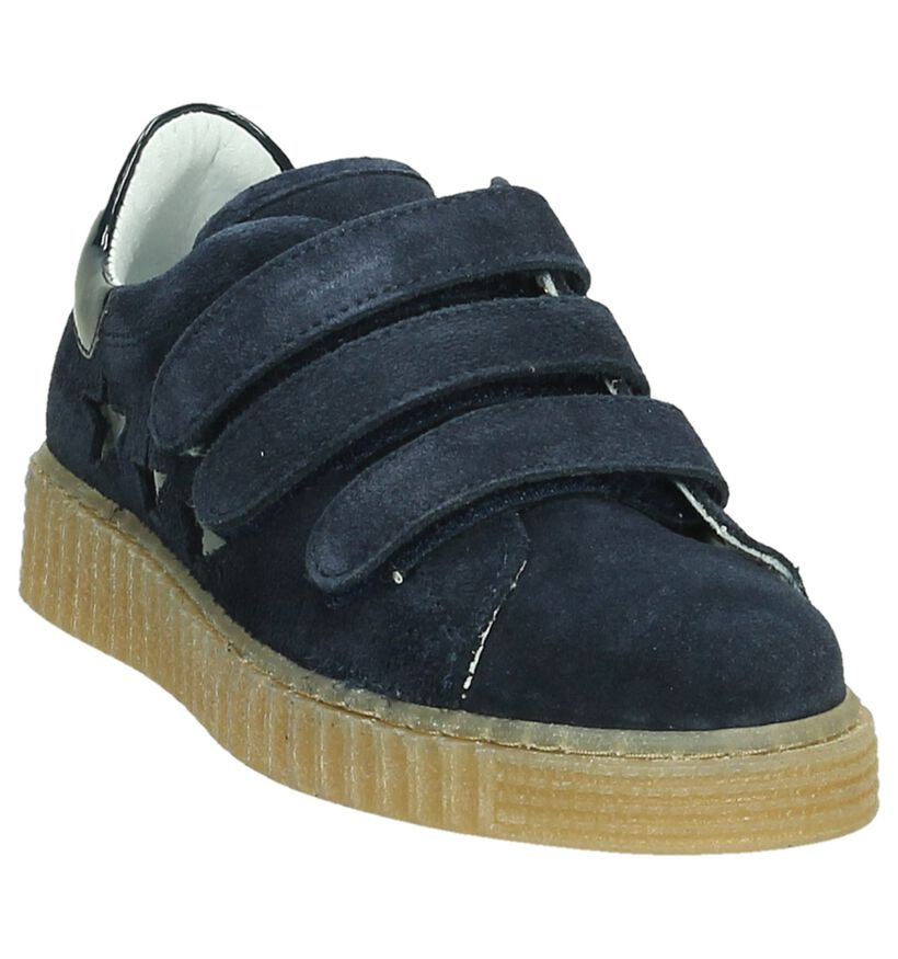 Kaki Creeper Sneaker Tango met Sterren in daim (198420)