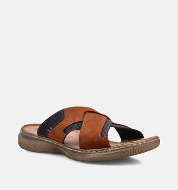 Rieker Slippers Bruin