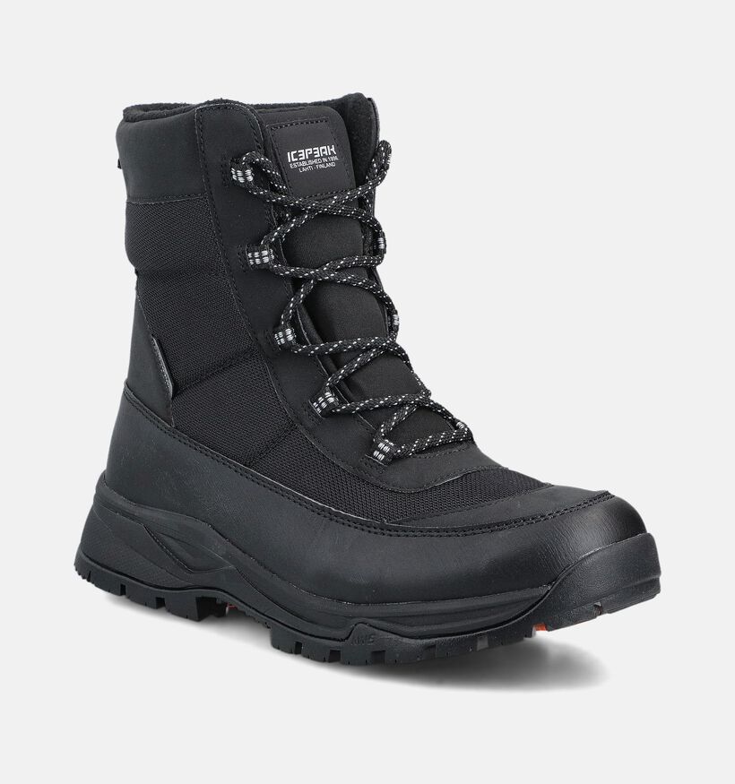 ICEPEAK Anaheim Mr Bottes de neige en Noir ICEPEAK Anaheim Mr Bottes de neige en Noir pour hommes (361838) - pour semelles orthopédiques