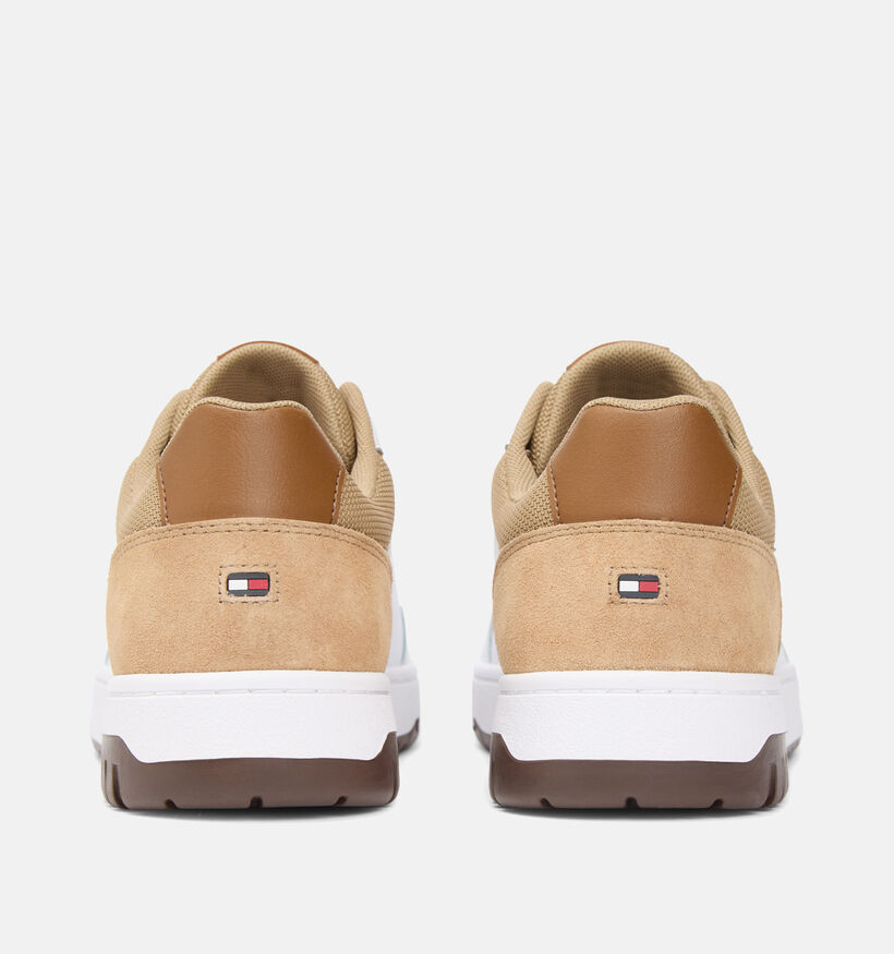 Tommy Hilfiger Basket Core Lite Chaussures &agrave; lacets en Blanc pour hommes (366170) - pour semelles orthop&eacute;diques