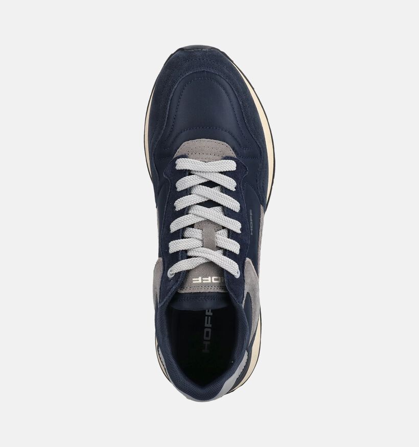 HOFF City Chaussures plates en Bleu fonc&eacute; pour hommes (377274) - pour semelles orthop&eacute;diques