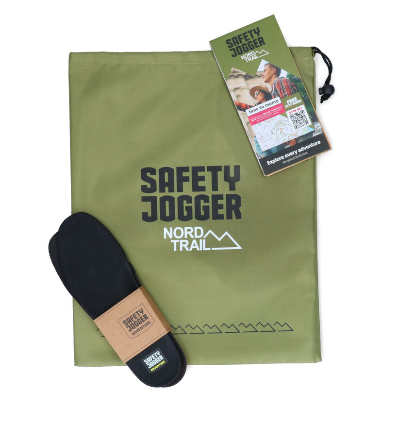 Safety Jogger Adventure Scout Chaussures de randonnée en Khaki pour femmes (326986) - pour semelles orthopédiques