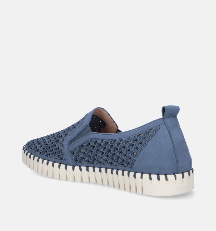 Ilse Jacobsen Tulip Chaussures à enfiler en Bleu pour hommes (340319) - pour semelles orthopédiques