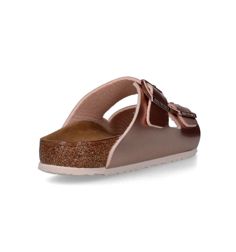 Birkenstock Arizona Rose gold Slippers in kunstleer (322591)