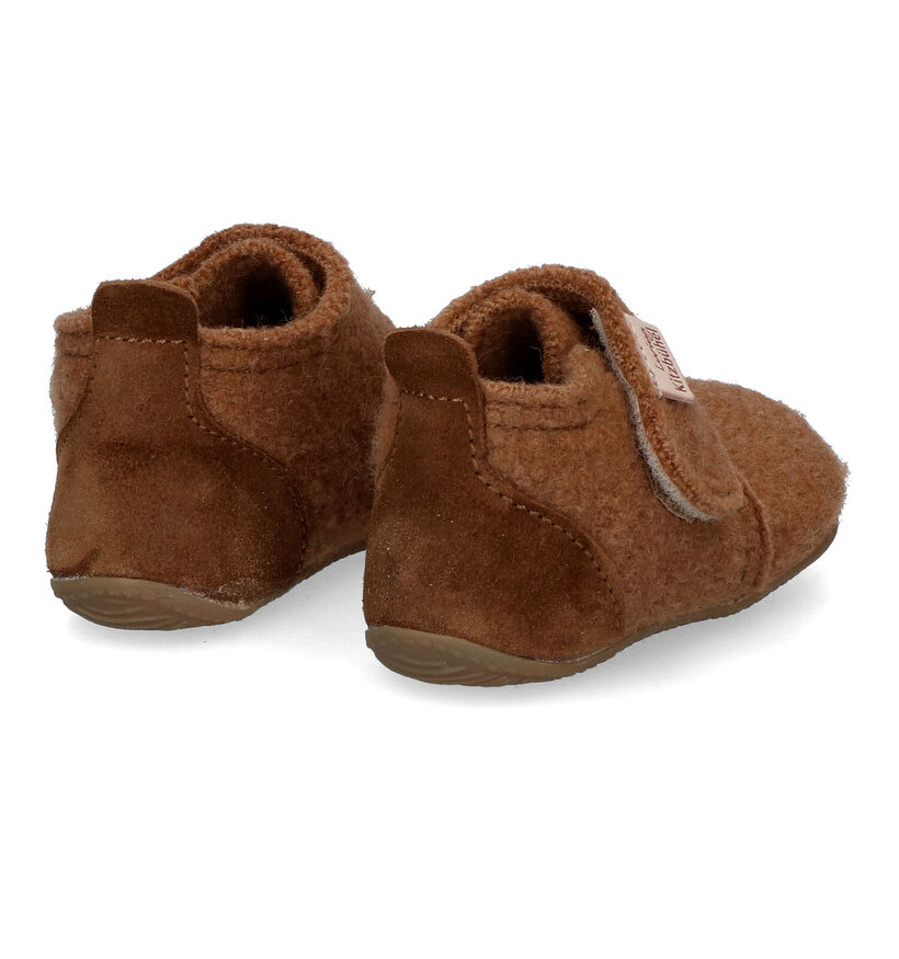 Living Kitzbühel Pantoufles pour bébé en Vert kaki pour garçons (331703)