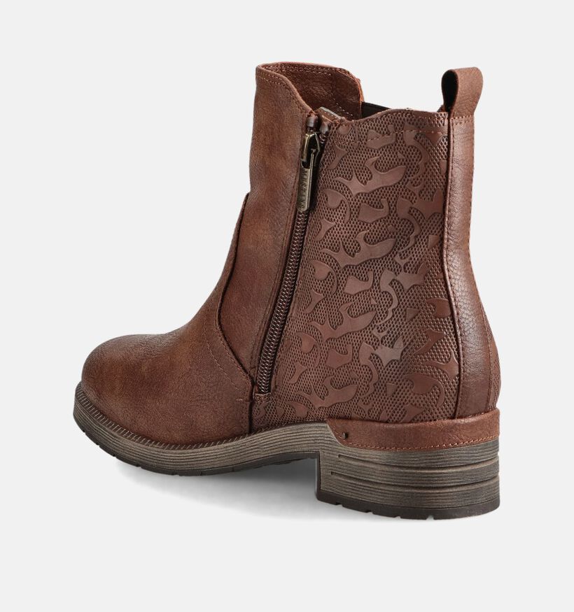 Mustang Bottines Chelsea en Cognac pour femmes (363703)