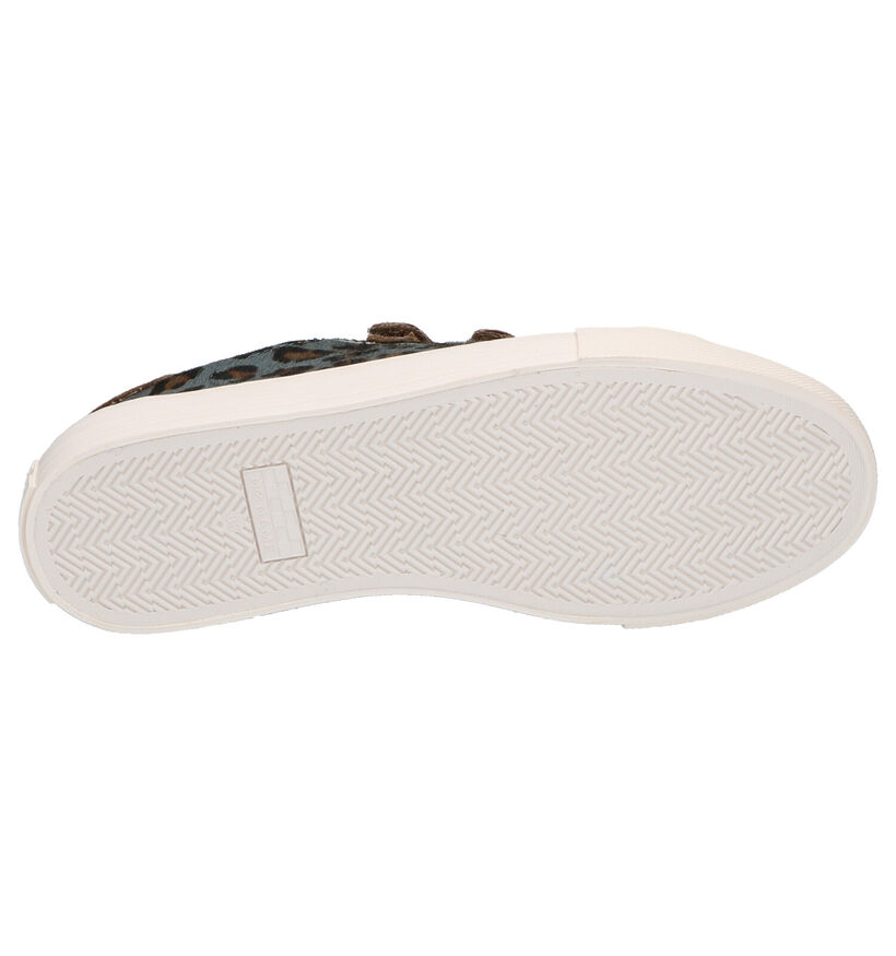 No Name Arcade Baskets en Bleu en daim (261483)