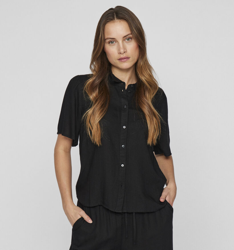 Vila Pricil Zwarte Blouse voor dames (351748)