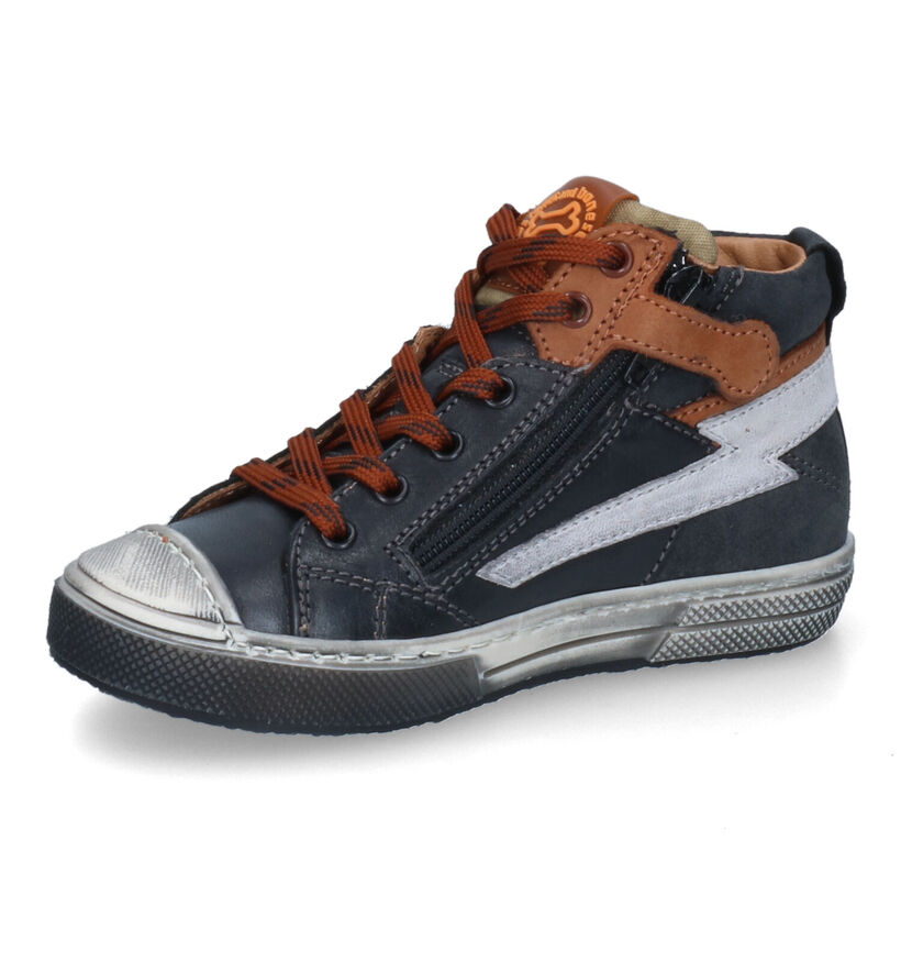 Stones and Bones Colto Bottines en Noir en cuir (313879)