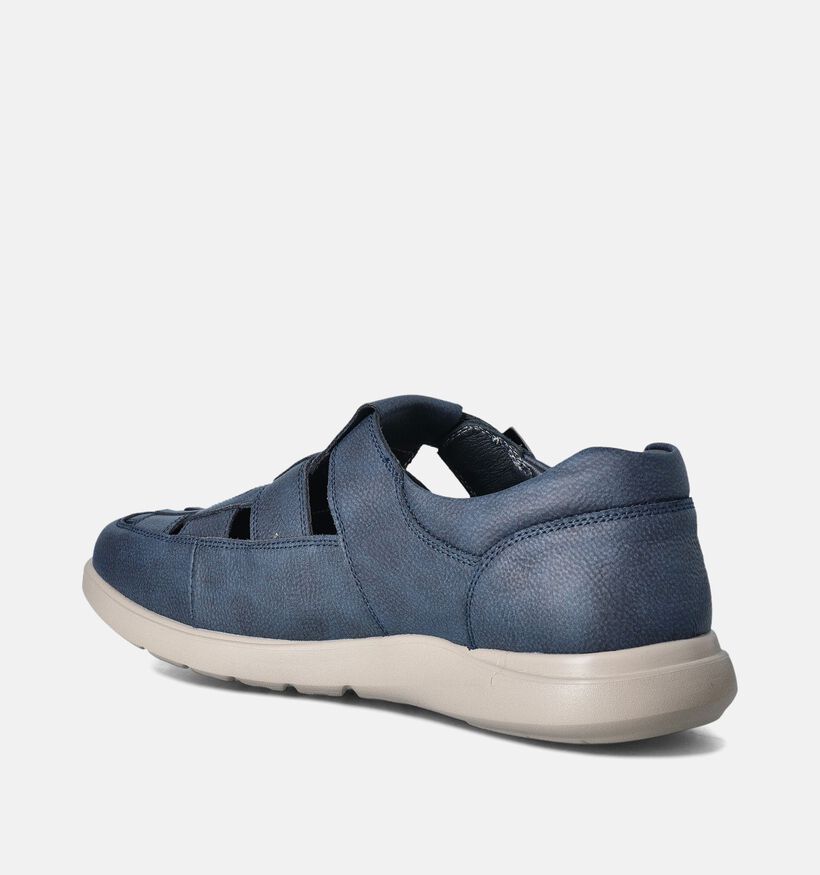 G-Comfort Blauwe Instappers voor Steunzolen voor heren (356040) - geschikt voor steunzolen