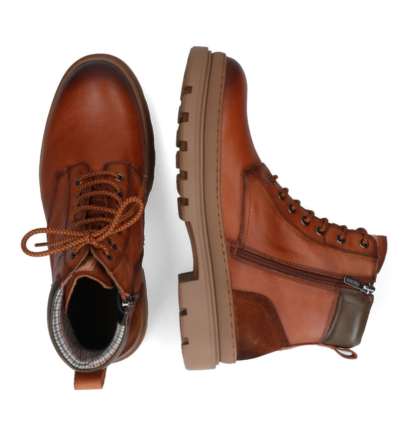 Pikolinos Ourense Bottines en Cognac pour hommes (316612) - pour semelles orthopédiques