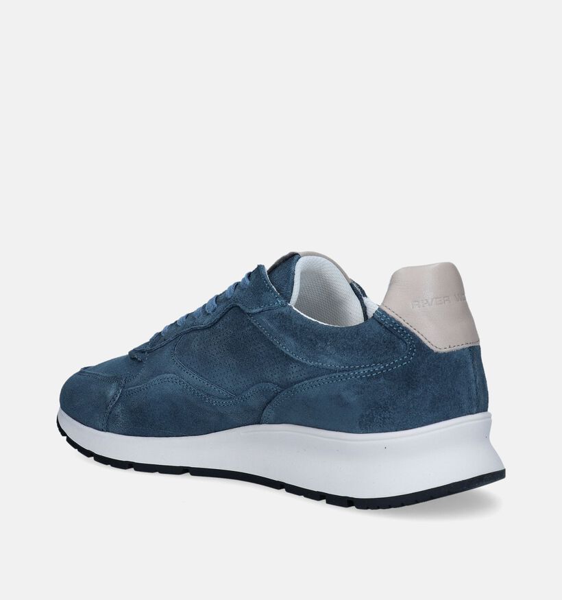 River Woods Pierre Blauwe Veterschoenen voor heren (340908) - geschikt voor steunzolen