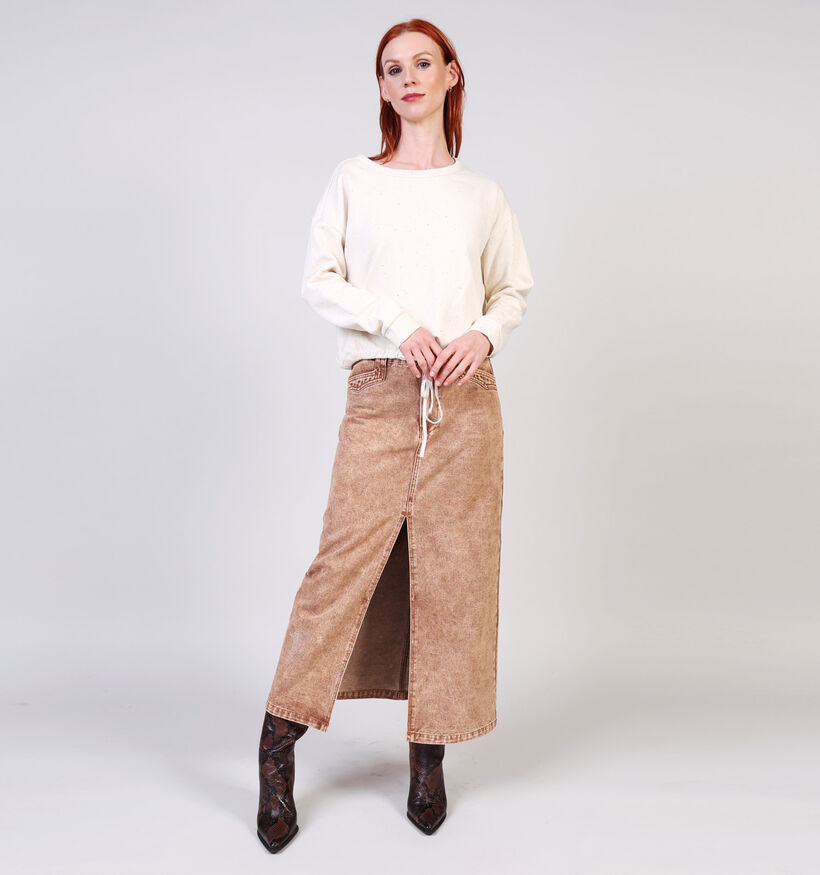 Orfeo Lange rokken Kaki voor dames (364338)