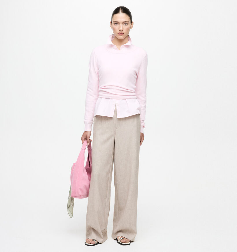 Vila Varone Beige Geklede Broek voor dames (365587)