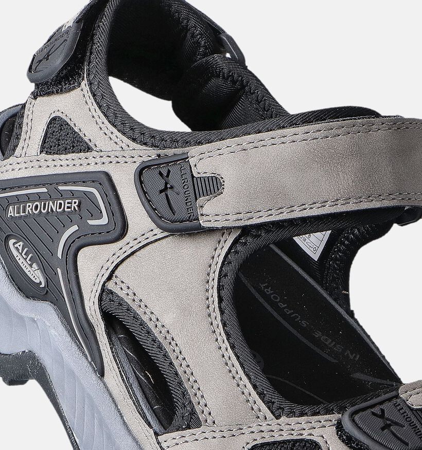 Allrounder Honduras Sandales en Gris pour hommes (354272) - pour semelles orthopédiques
