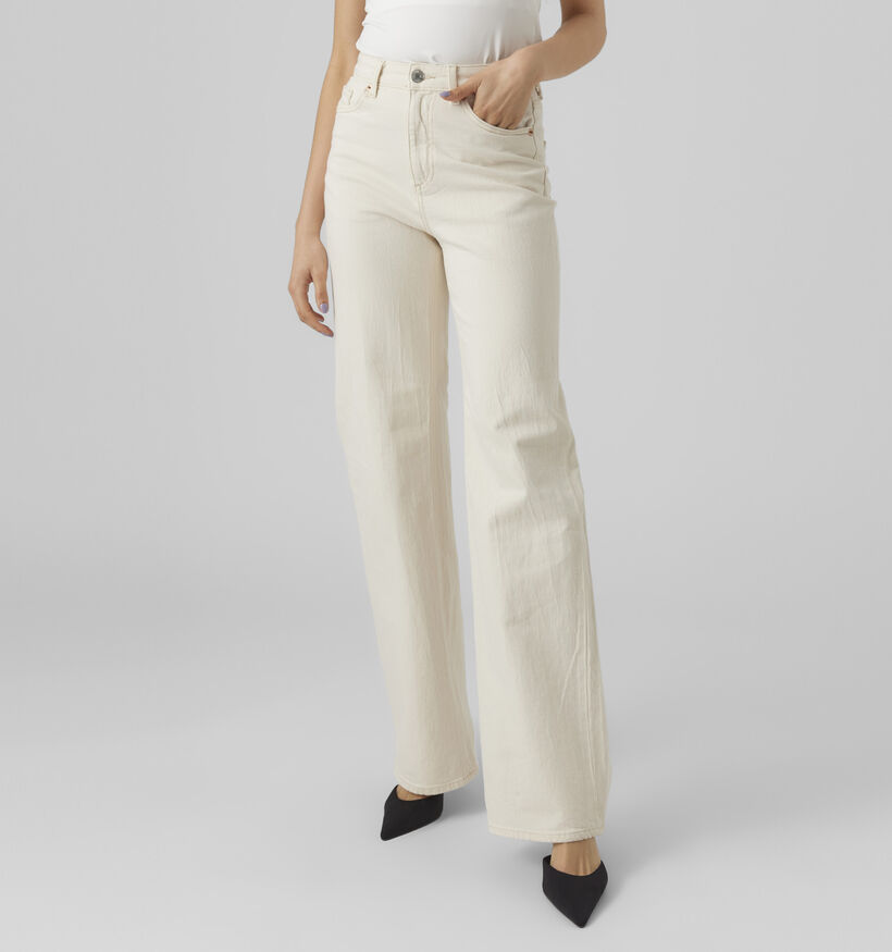 Vero Moda Tessa Ecru Jeansbroek L32 voor dames (367164)