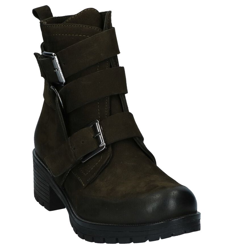 Baboos Bottines en Vert en nubuck (235319)