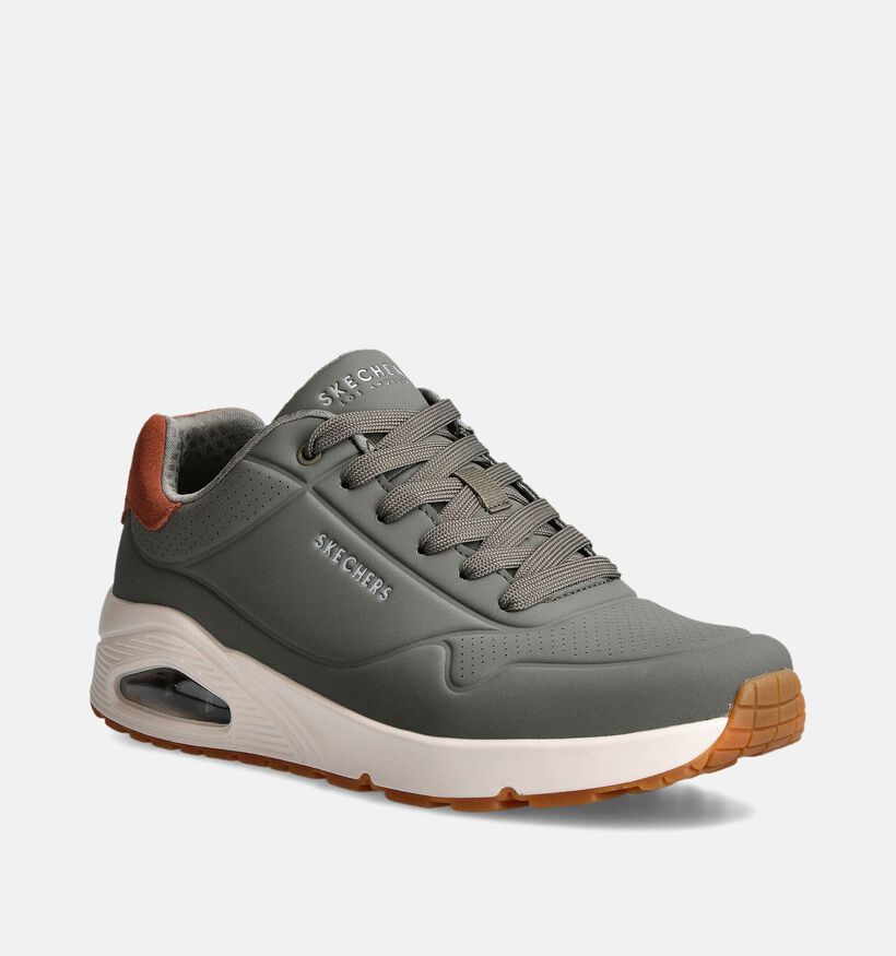 Skechers Uno Suited On Air Baskets en Vert pour hommes (359750) - pour semelles orthopédiques