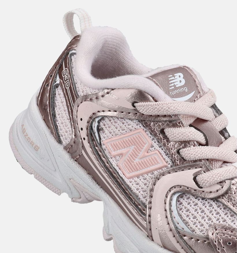 New Balance 530 Ros&eacute; Gouden Sneakers voor meisjes (375200) - geschikt voor steunzolen