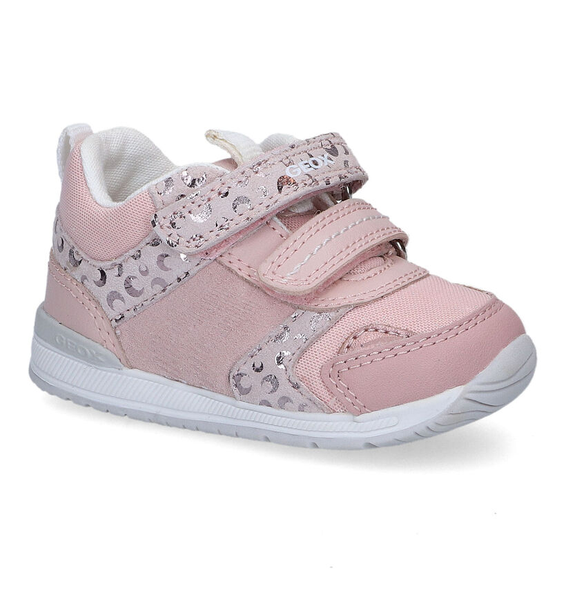 Geox Rishon Witte Sneakers in daim (310986)