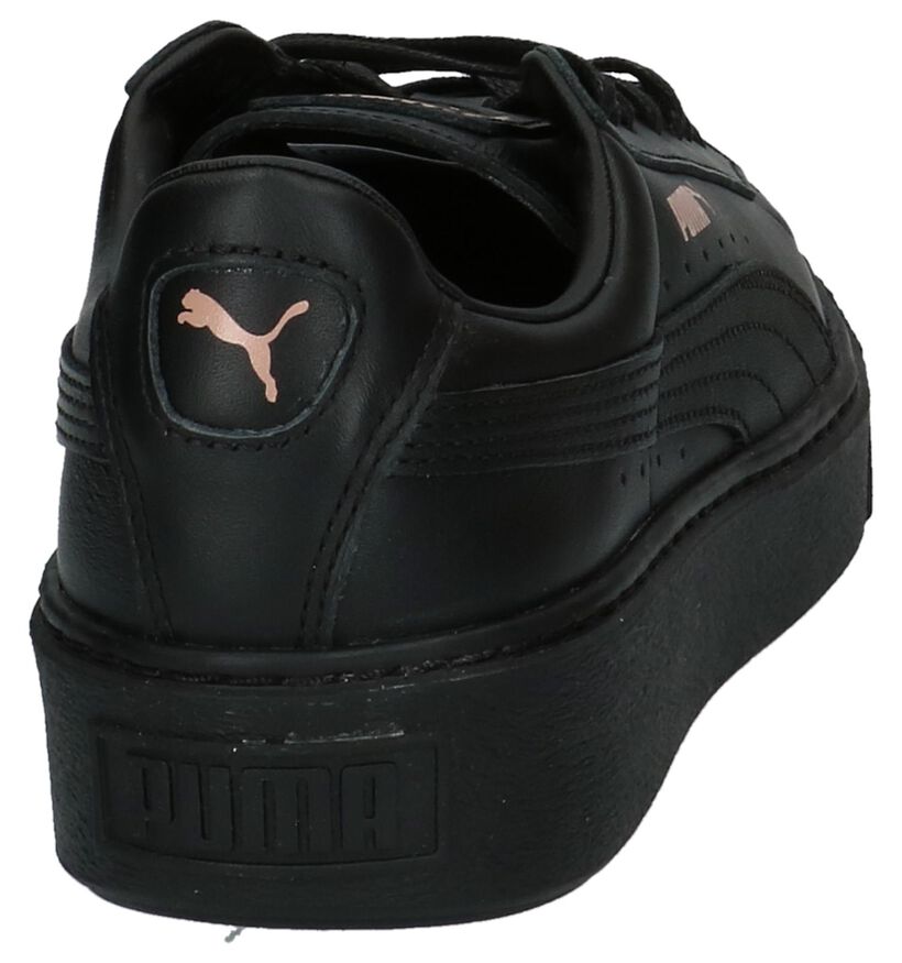 Puma Baskets basses en Noir en cuir (207272)
