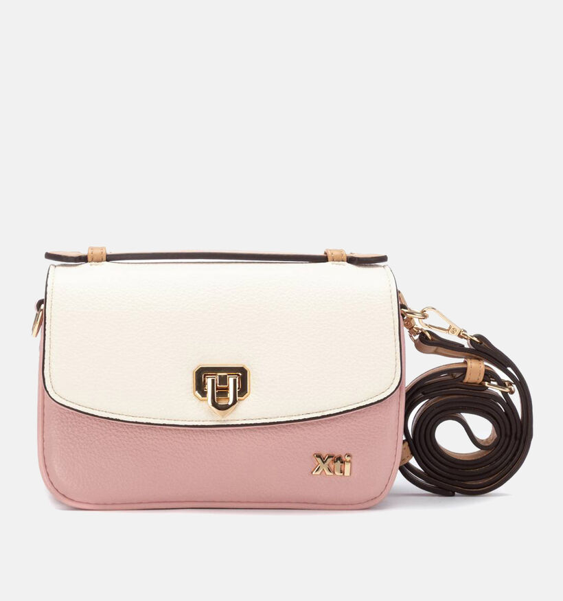 Xti Sac port&eacute; crois&eacute; en Rose/Beige pour femmes (373588)