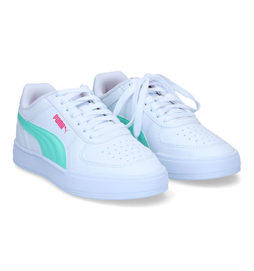 Puma Caven Witte Sneakers voor meisjes (318770)