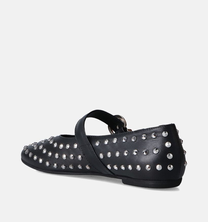 Laurent David Brunella Zwarte Ballerina's met riempje voor dames (357621)