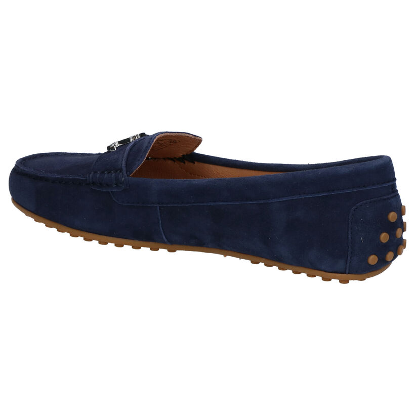 Lauren Ralph Lauren Mocassins en Bleu foncé en daim (266974)