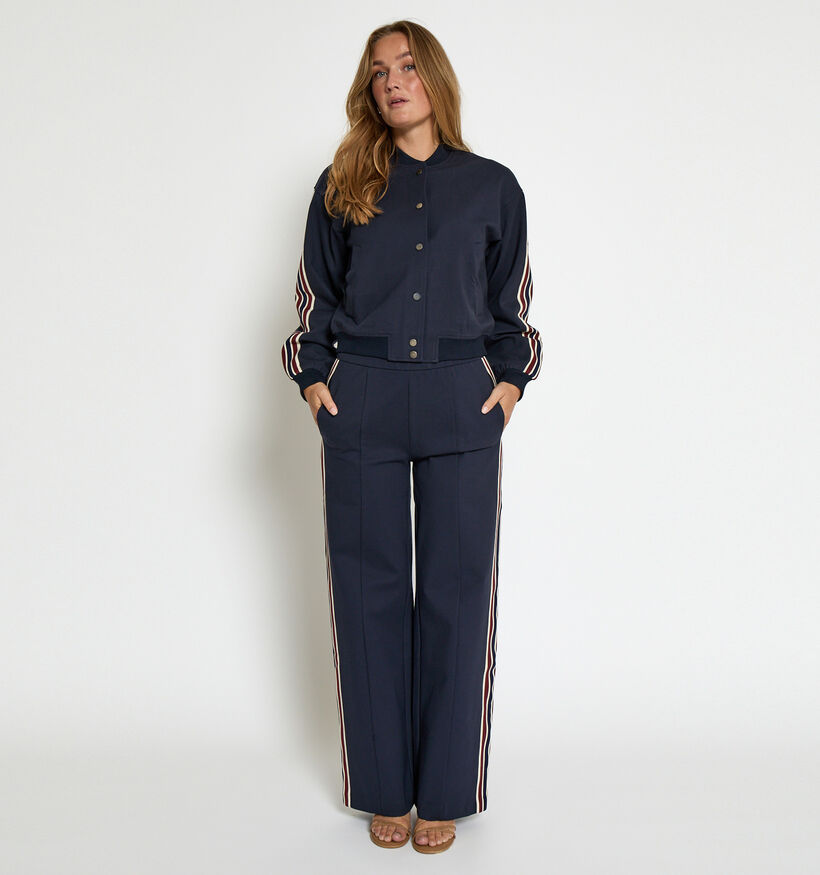 Minus Marabella Donkerblauwe Geklede Broek voor dames (361735)