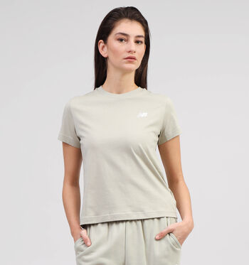 New Balance T-shirts Wit/Groen