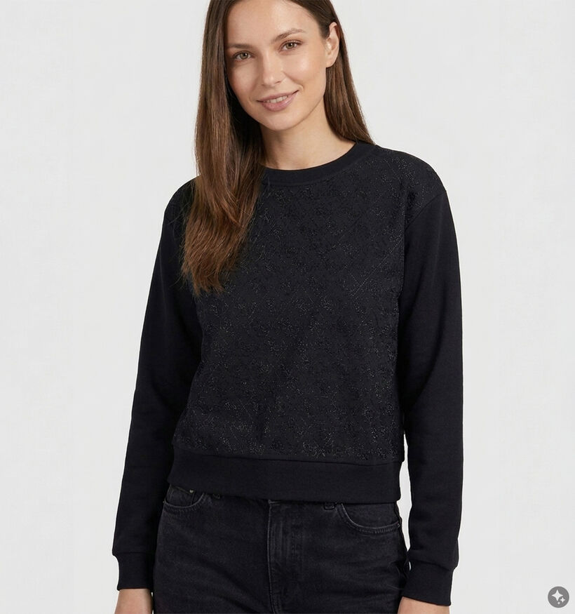 Guess Jet Black Zwarte Sweater voor dames (381043)