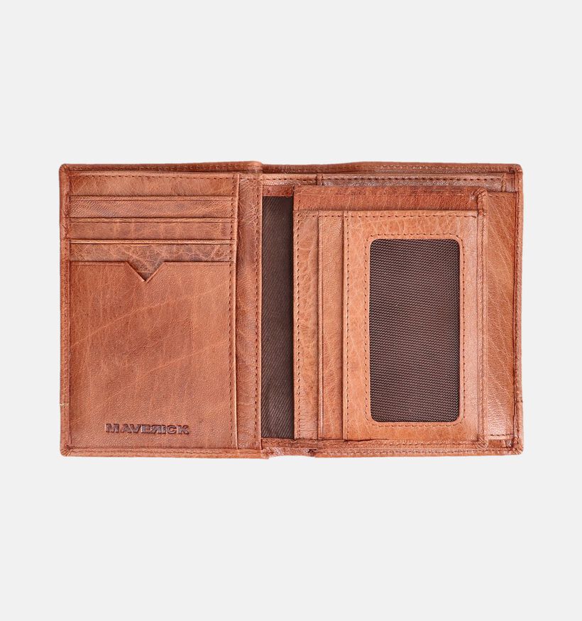Maverick Portefeuille en Cognac pour hommes (365802)