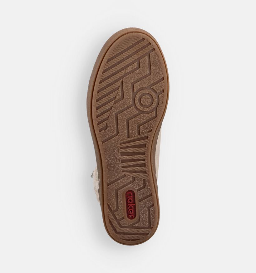 Rieker Baskets montantes en Beige pour femmes (363550) - pour semelles orthopédiques